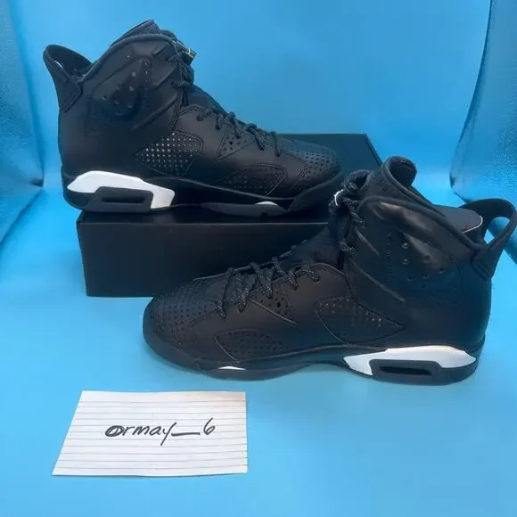 Jordan 6 Retro Black Cat 2016 m8.5 w10 display picture 1